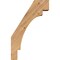 Ekena Millwork 5 1/2"W x 14"D x 22"H Merced Smooth Knee Brace, Western Red Cedar BRC06X14X22MRC00SWR - alternate 2